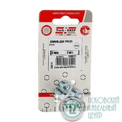 Зажим для троса Duplex 3мм (уп.2шт) Zitar 108072