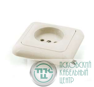 Розетка 1-м СП РС10-005 10А IP20 бел. БЕЛ. ЦЕРКОВЬ РС10-005