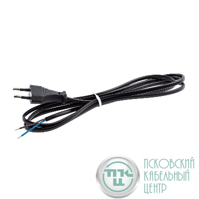 Шнур для бра 1.8м ШВВП 2х0.5 черн. UX-ШВВП-1.8m-B ЭРА Б0044070