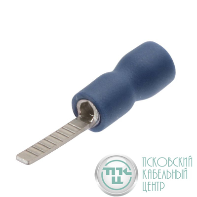 Наконечник кабельный штифтовой плоский изолированный НШПИ 2.5-10 ПРОФИ (уп.100шт) КВТ 108578