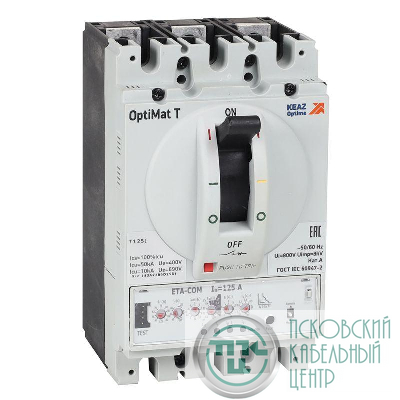 Выключатель автоматический для защиты двигателя OptiMat T125L ETA-M 32A 3P КЭАЗ 355907