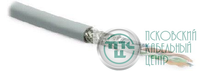 Кабель SFUTP4-C5E-S24-IN-LSZH-GY-305 витая пара SF/UTP кат. 5e; 4 пары (24 AWG) ож (solid) экран - фольга + медная оплетка LSZH (-20град.C - +75град.C) сер. (уп.305м) Hyperline 246264