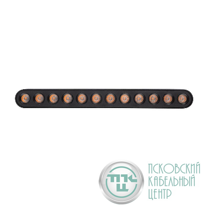 Светильник светодиодный трековый MTR16 1212 12Вт 3000К spot 36град. BL IP20 низковольтный Pro черн. JazzWay 5056299
