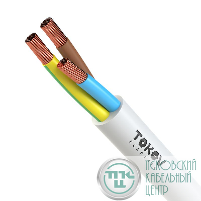 Провод TOKOV ELECTRIC ПВС 3х0.75(2х0.75+1х0.75) 380В Б (бухта) (м) 1945486