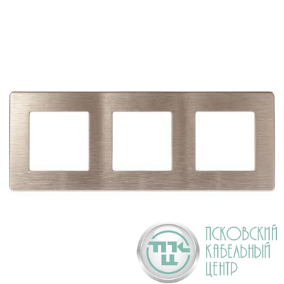 Рамка 3-м 12-5103-04 сатин шампань Эра Б0052522