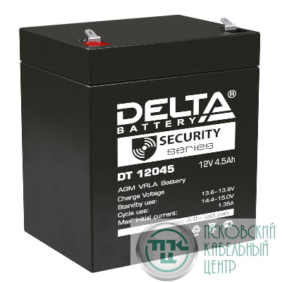 Аккумулятор ОПС 12В 4.5А.ч DT 12045 Delta 4614010040006