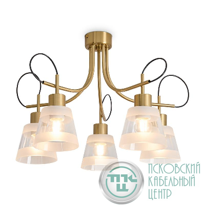 Светильник Caramel 5х60Вт E27 IP20 подвесной Freya FR5522PL-05BS