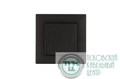 Розетка 1-м с крышкой Karea RIZZ STAR с заземл. дым. металлик Makel 88050029