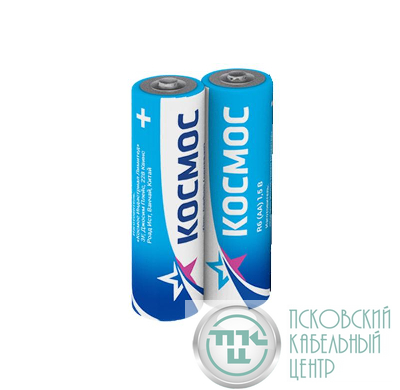 Элемент питания солевой AA/R6 (уп.2шт) КОСМОС KOCR6