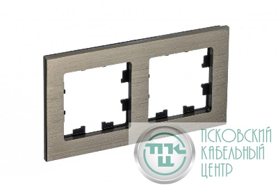 Рамка 2-м AtlasDesign Nature метал. латунь SE ATN312202