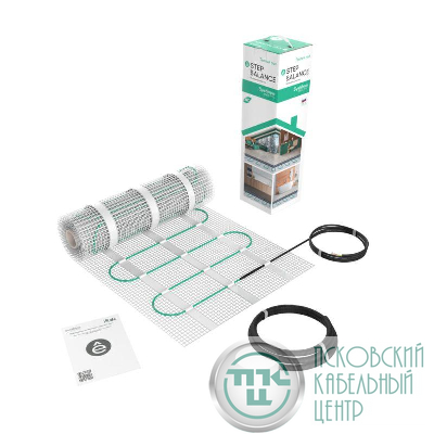 Комплект "Теплый пол" (мат) Step Balance SBM150005 150Вт/кв.м 75Вт 0.5кв.м SE SBM150005