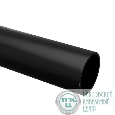 Труба гладкая ПНД жесткая d63мм безгалоген. (HF) черн. (уп.100м) TOKOV ELECTRIC TKE-THG-PND-63-100-C05