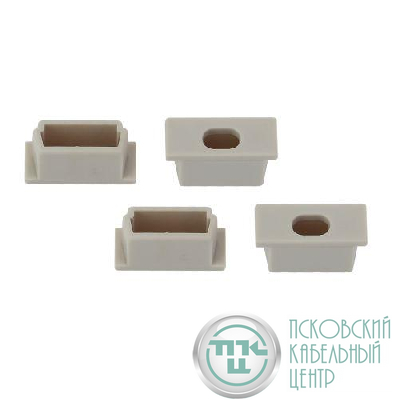 Набор заглушек 1506-3B для профиля CAB262 4 сквозн. (500/24000) Эра Б0039439
