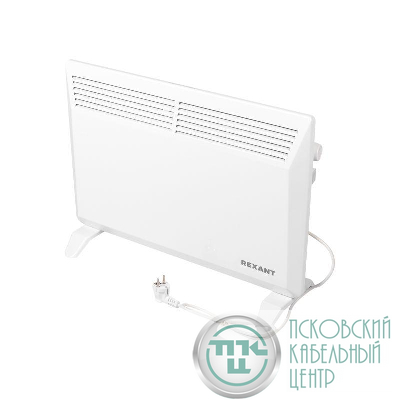Конвектор электрический 1.5кВт с механическим термостатом; СТИЧ нагревательный элемент; ножки Rexant 60-0091