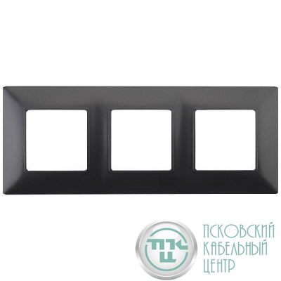 Рамка 3-м 14-5003-05 Elegance антрацит ЭРА Б0034397