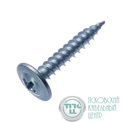 Саморез 4.2х19 металл-металл с прессшайбой цинк (уп.1000шт) коробка СТРОЙМЕТИЗ ММ4219ОЦ1