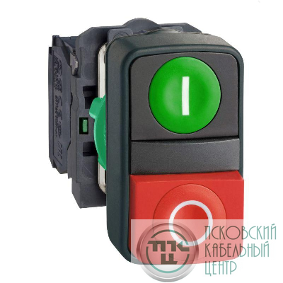 Кнопка двойная 22мм с маркир. SchE XB5AL73415