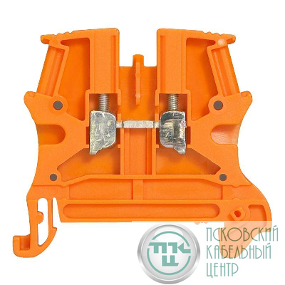 Клемма 2х(0.25-2.5мм) оранж. Viking3 Leg 037120