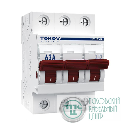 Выключатель нагрузки модульный 2п 63А PRIZMA TOKOV ELECTRIC TKE-PZ60-MDSI-2-63