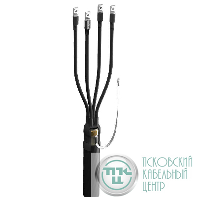 Муфта кабельная концевая универсальная 1кВ 4 ПКВ(Н)Тпб-1 (70-120) с наконечниками (пластик с броней) ЗЭТАРУС zeta20724
